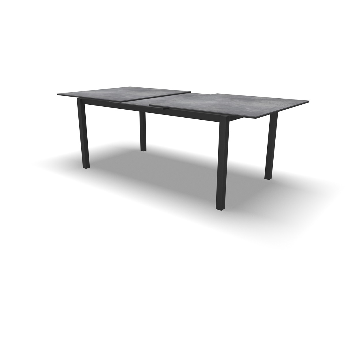 Lesli Living - Tuintafel Lagos - Grijs - 200/260x96cm