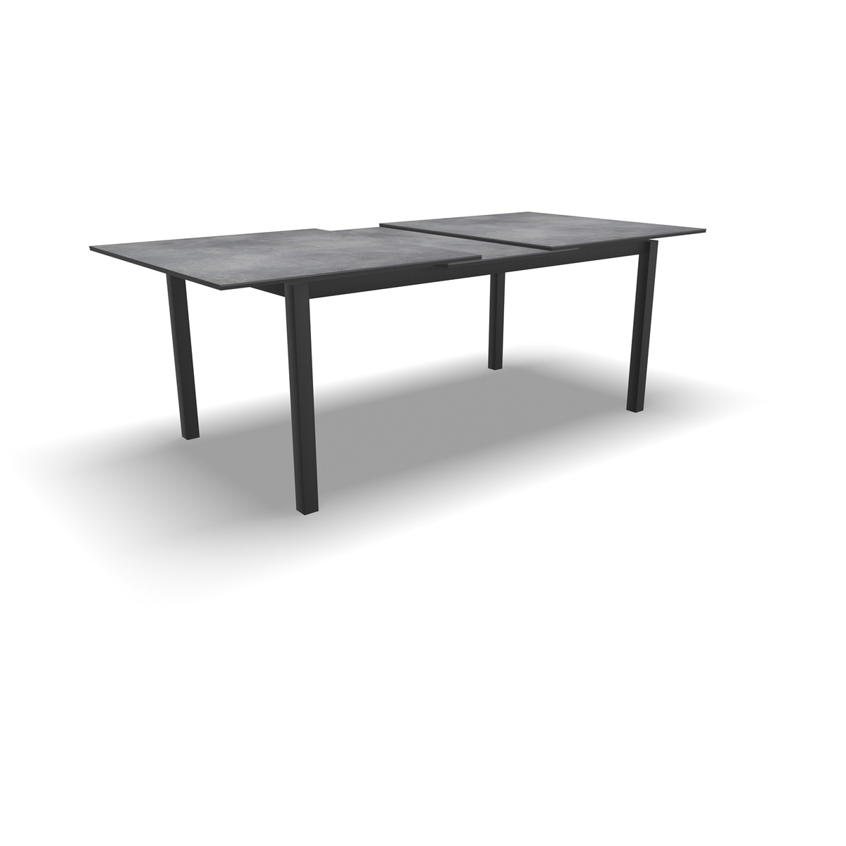 Lesli Living - Tuintafel Lagos - Grijs - 200/260x96cm