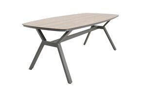Lesli Living - Tuintafel Odense - Grijs - 200x100cm
