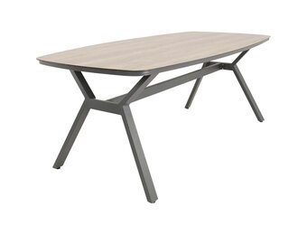 Lesli Living - Tuintafel Odense - Grijs - 200x100cm