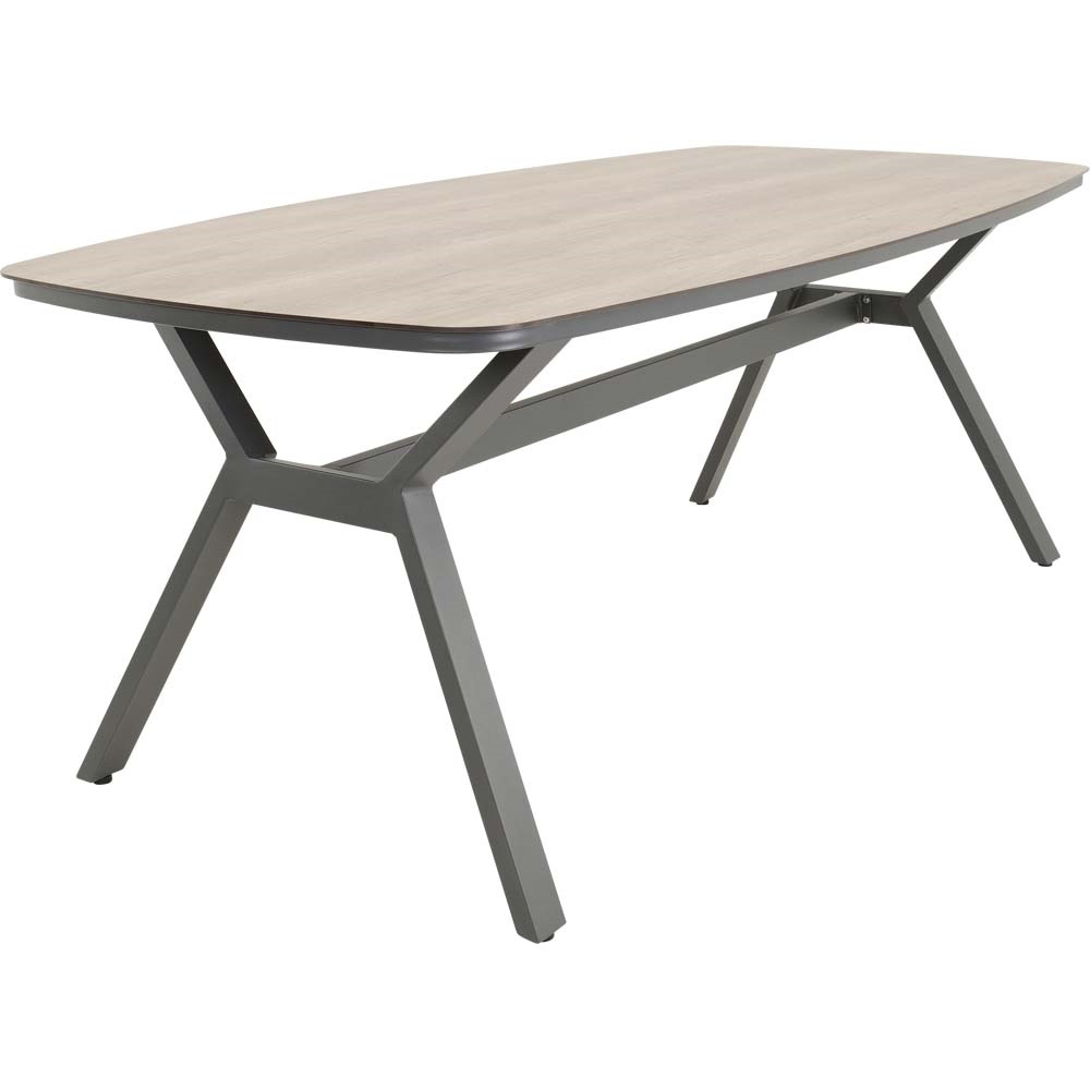 Lesli Living - Tuintafel Odense - Grijs - 200x100cm