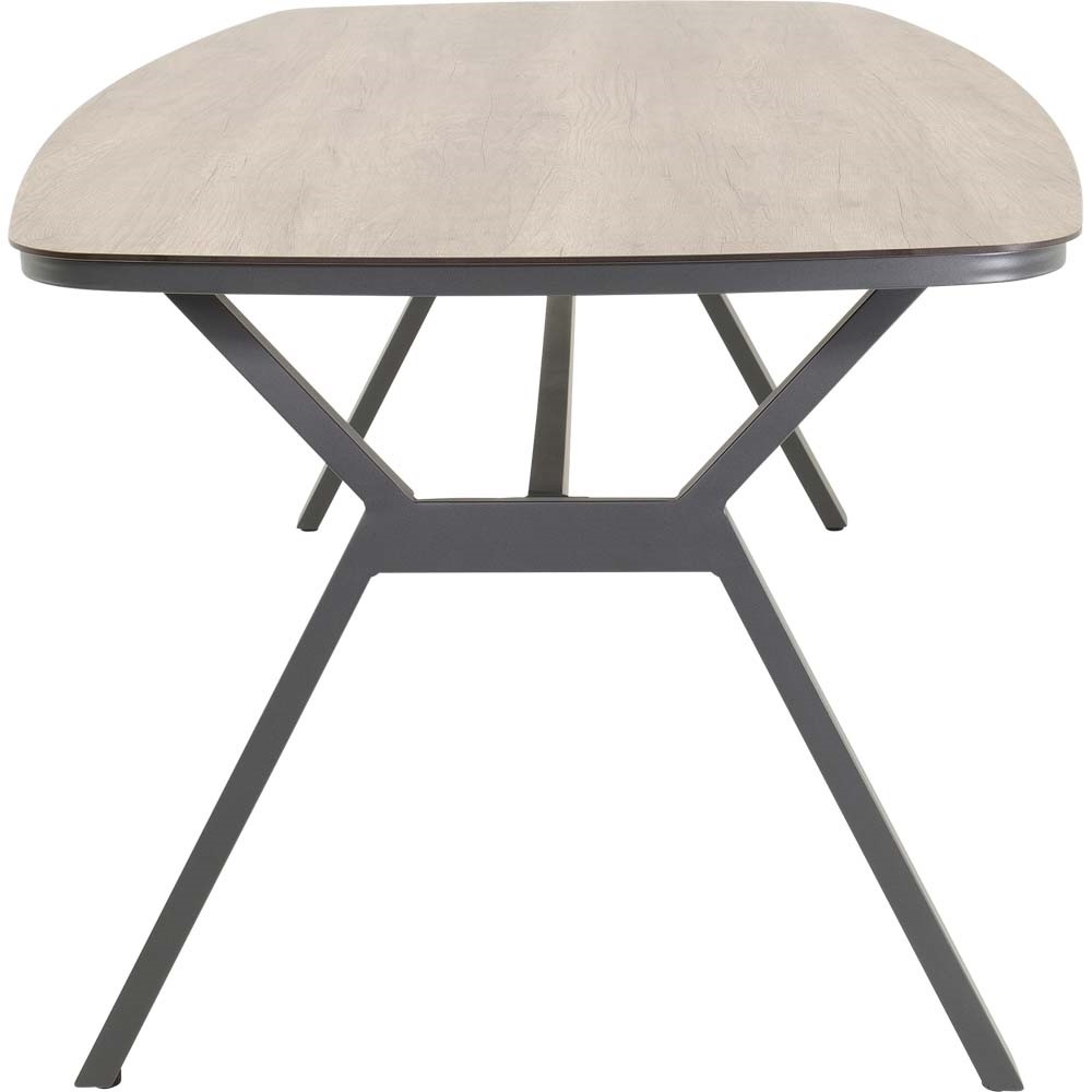 Lesli Living - Tuintafel Odense - Grijs - 200x100cm