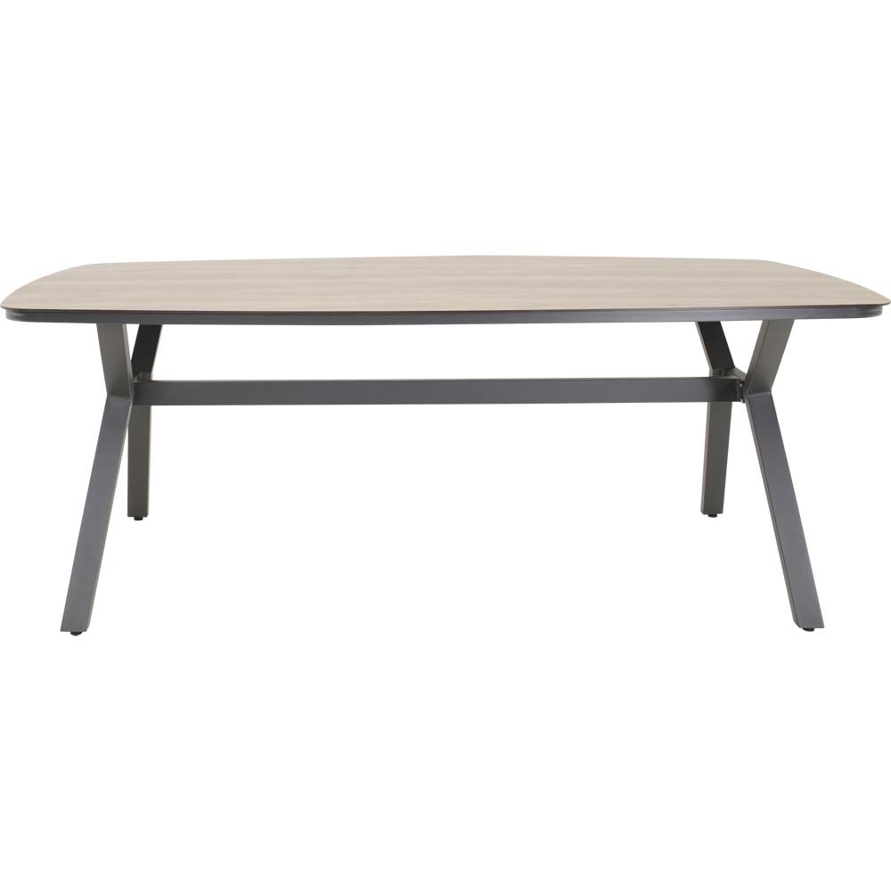 Lesli Living - Tuintafel Odense - Grijs - 200x100cm