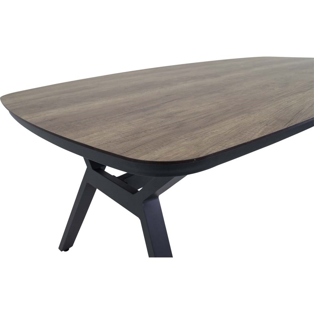 Lesli Living - Tuintafel Odense - Grijs - 200x100cm