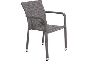 Lesli Living - Bistrostoel Sol - Grijs - 57,5x62x82,5cm