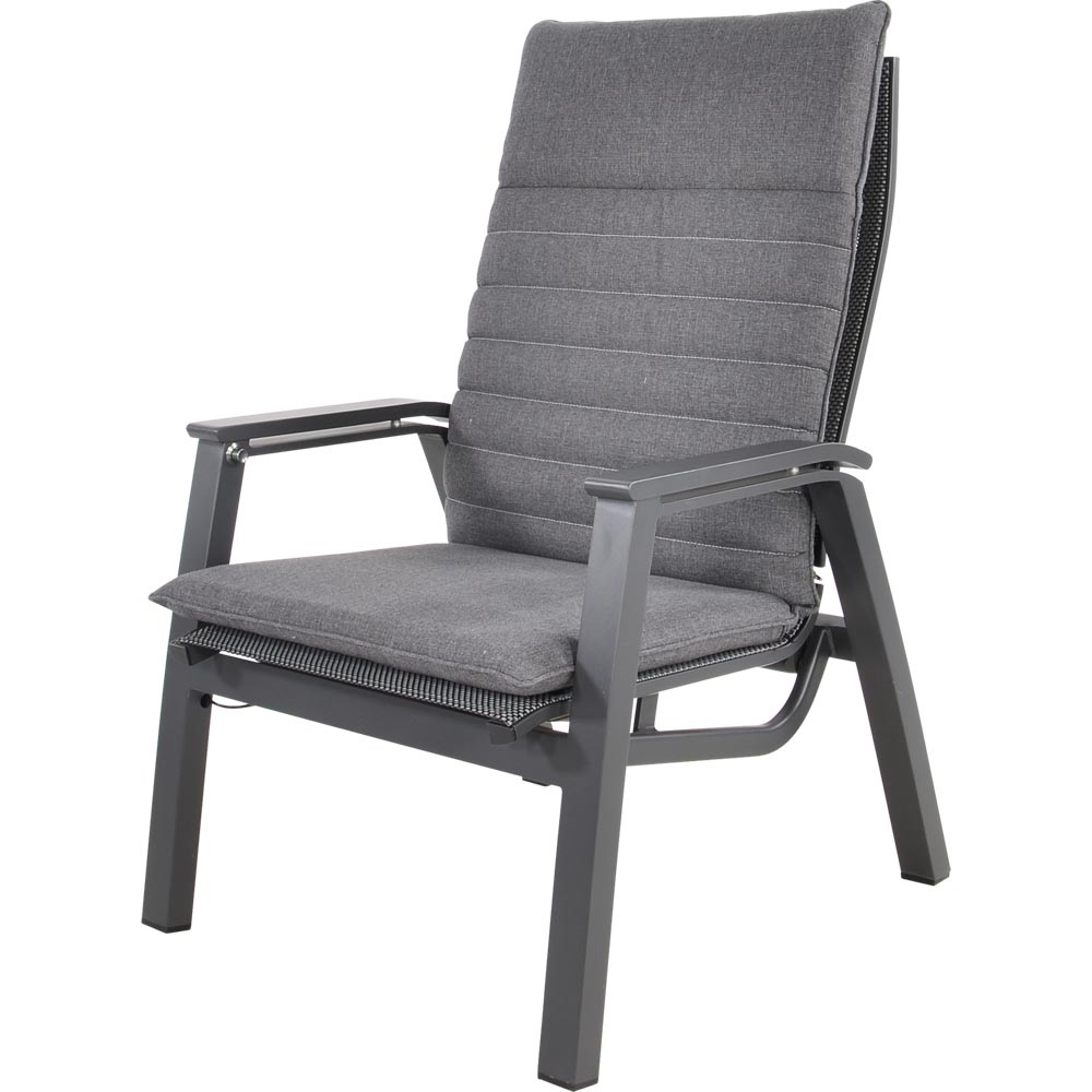 Lesli Living - Bistrostoel Allegro - Grijs - 73x88x86cm