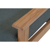 Lesli Living - Bistrostoel teak - Zwart - 65,5x86x82,5cm