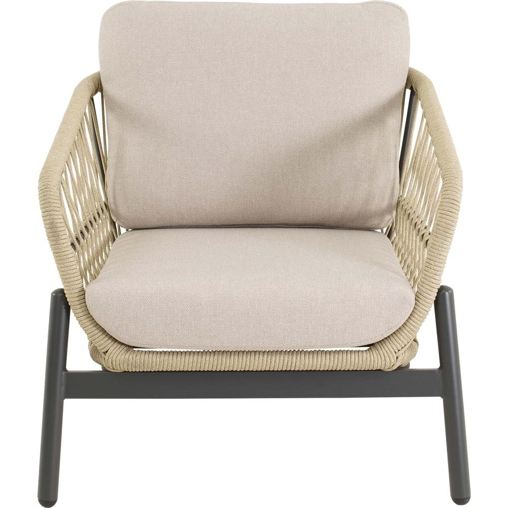 Lesli Living - Loungebank Zavi - Beige - 163,5x83x72,5cm