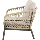 Lesli Living - Loungebank Zavi - Beige - 163,5x83x72,5cm