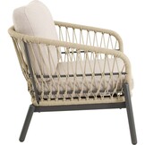 Lesli Living - Loungebank Zavi - Beige - 163,5x83x72,5cm