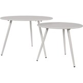 Lesli Living - Sidetable Rafael - Wit - Ø45x35cm