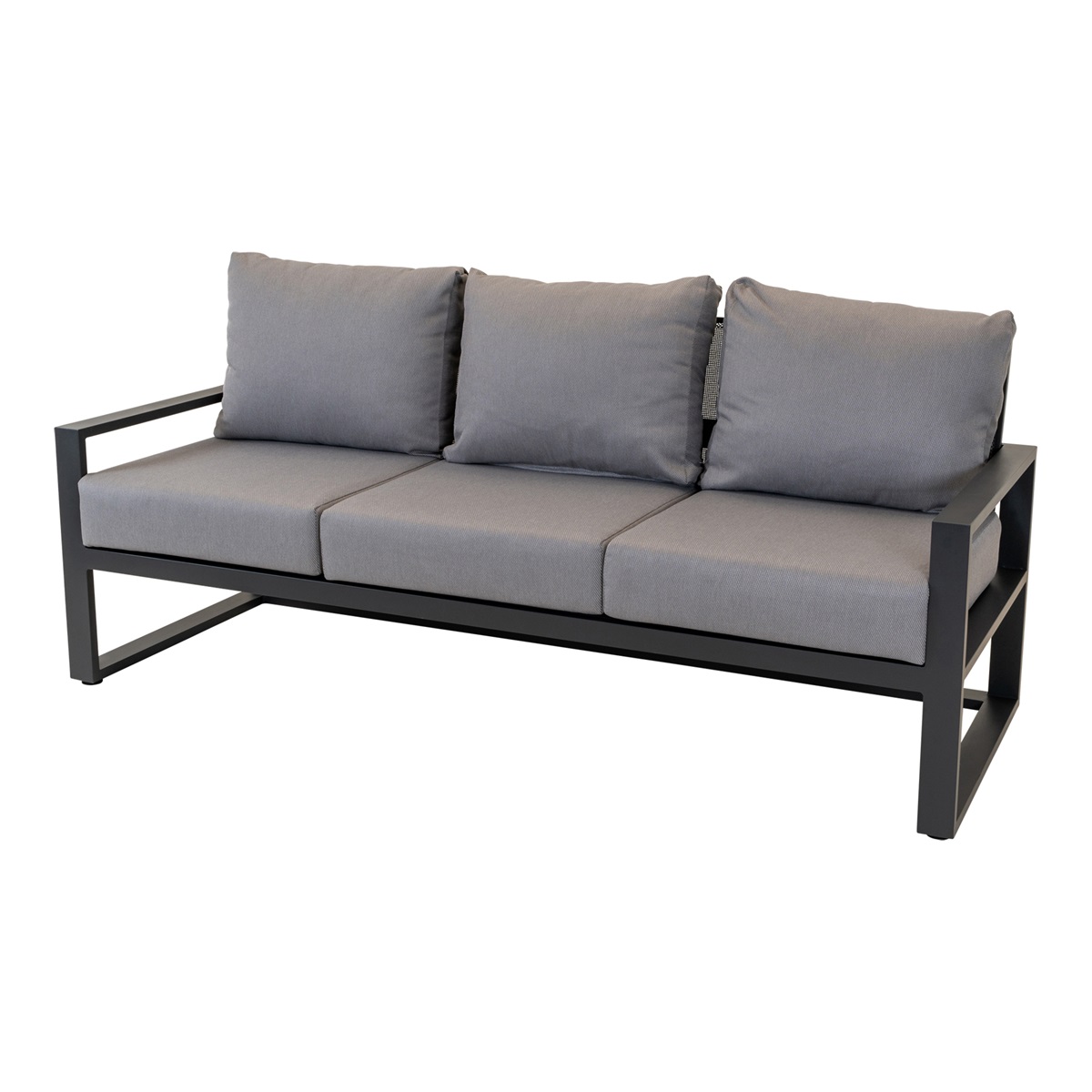 Lesli Living - Loveseat Tormenta - Grijs - 209x80x86cm