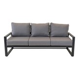 Lesli Living - Loveseat Tormenta - Grijs - 209x80x86cm