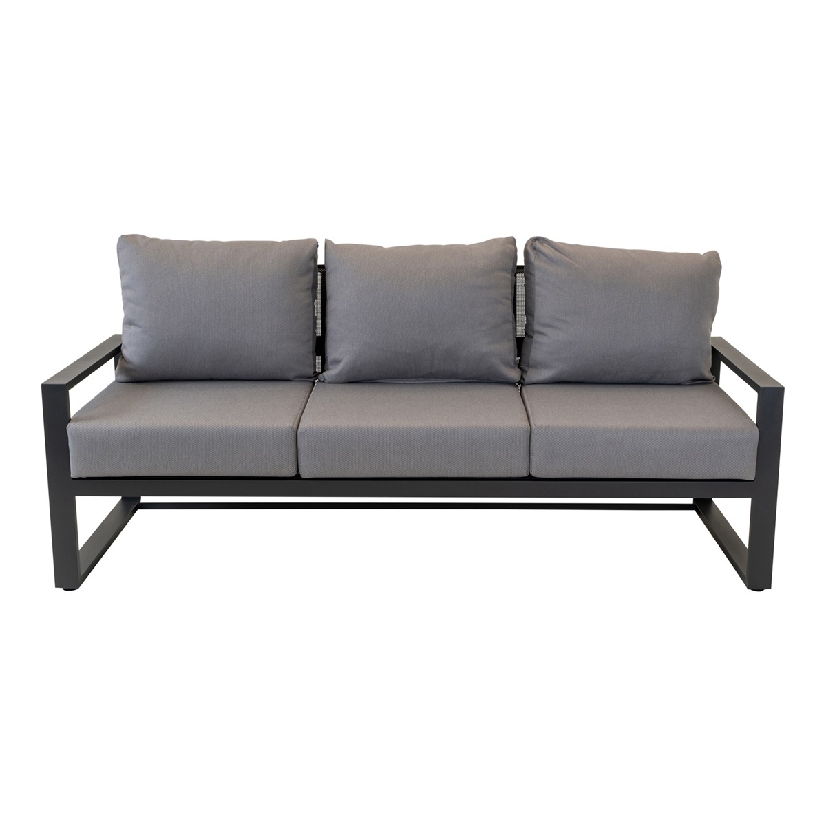Lesli Living - Loveseat Tormenta - Grijs - 209x80x86cm