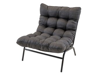 Lesli Living - Bistrostoel Zenzi - Zwart - 70x86,5x77,5∕32cm