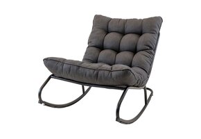 Lesli Living - Bistrostoel Zenzi - Zwart - 71x115,5x73,5∕37cm