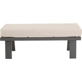 Lesli Living - Loveseat Estoril - Grijs - 120x40x47cm