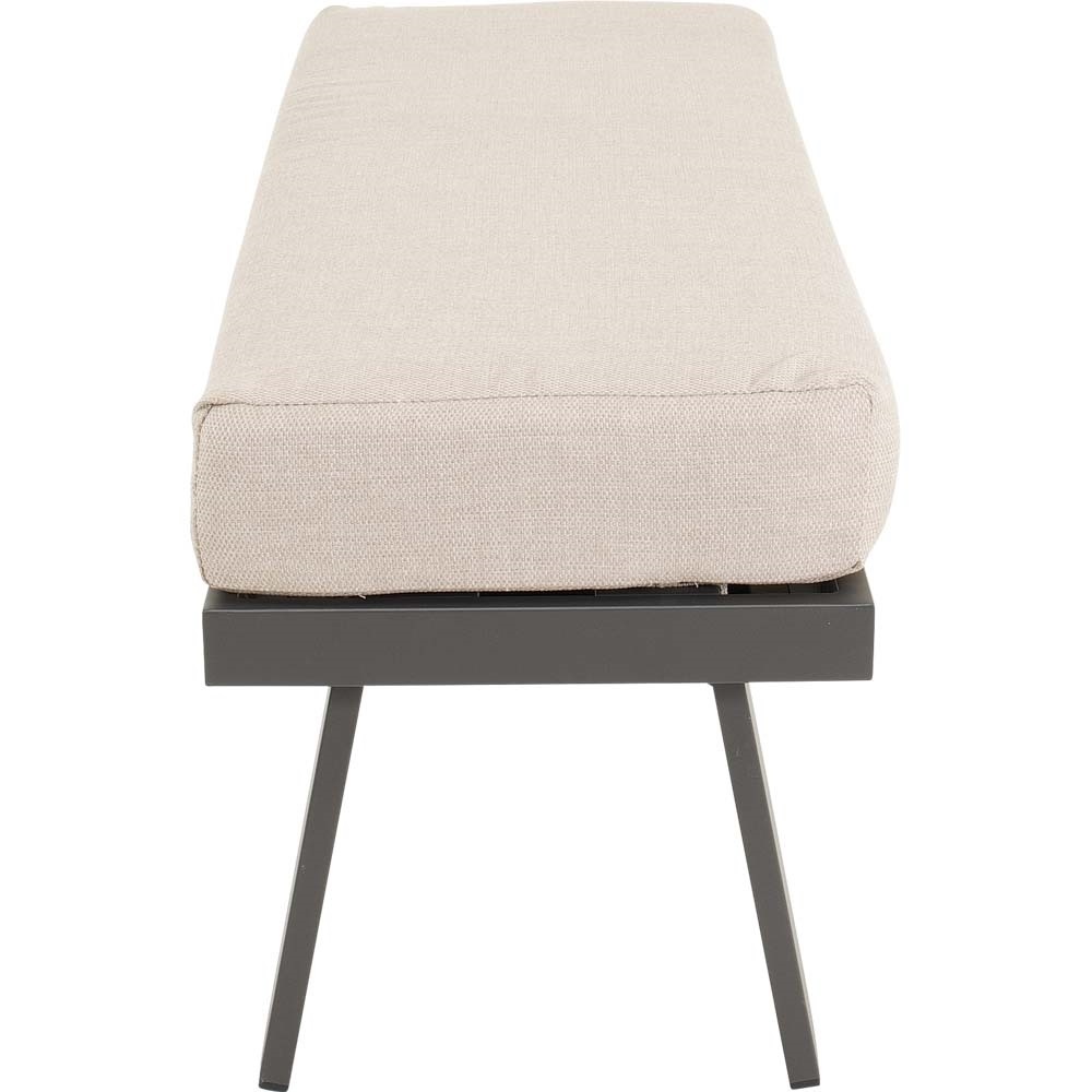 Lesli Living - Bankje Estoril - Grijs - 120x40x47cm