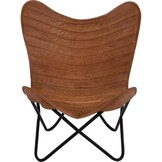 Lesli Living - Bistrostoel Billy - Zwart - 75x75x87cm