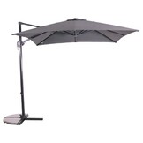 Lesli Living - Push-up parasol Libra - Grijs - 250x250cm