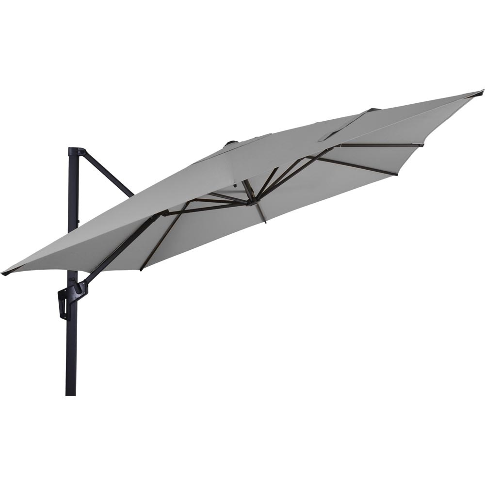 Lesli Living - Push-up parasol Libra - Grijs - 250x250cm