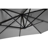 Lesli Living - Push-up parasol Libra - Grijs - 250x250cm