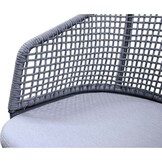 Lesli Living - Bistrostoel Kioto - Grijs - 56x62x77cm - Set van 2