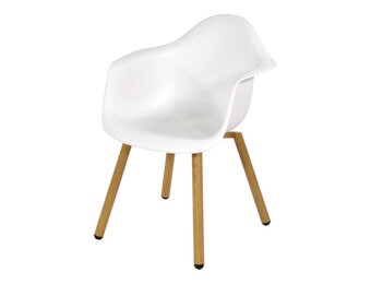 Lesli Living - Bistrostoel Montreux - Wit - 62,5x44x82,5cm