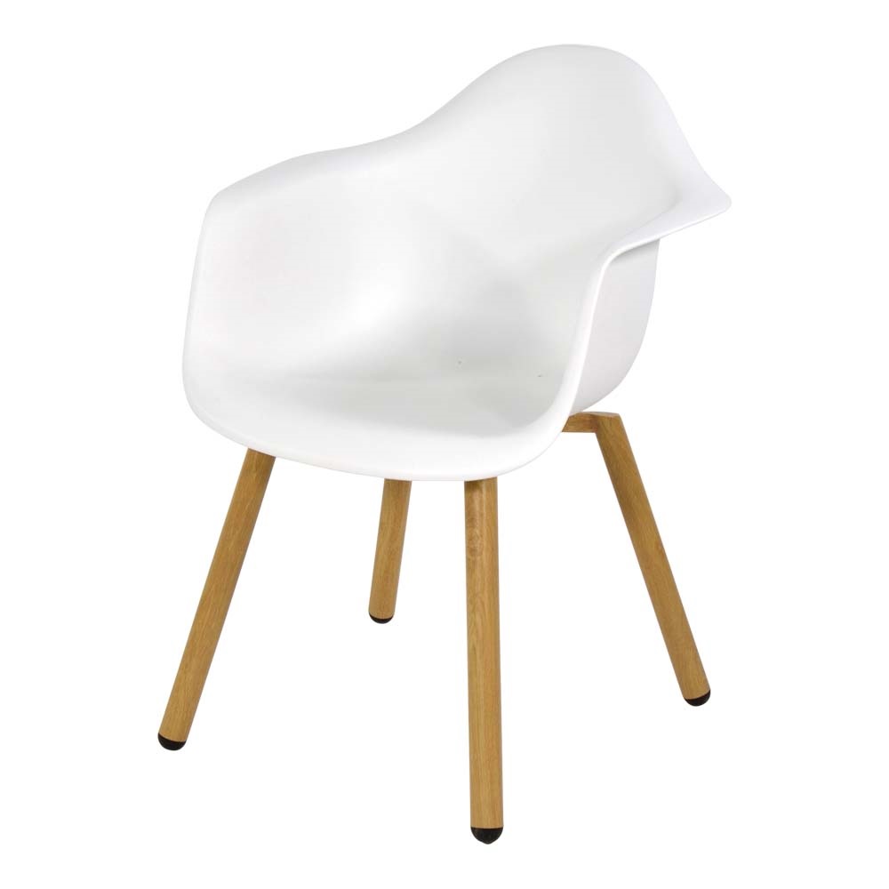 Lesli Living - Bistrostoel Montreux - Wit - 62,5x44x82,5cm