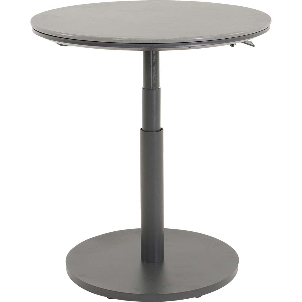 Lesli Living - Tuintafel Geneva - Grijs - ø59cm