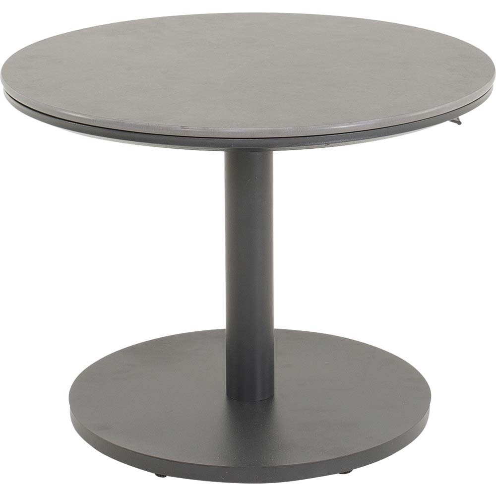 Lesli Living - Tuintafel Geneva - Grijs - ø59cm
