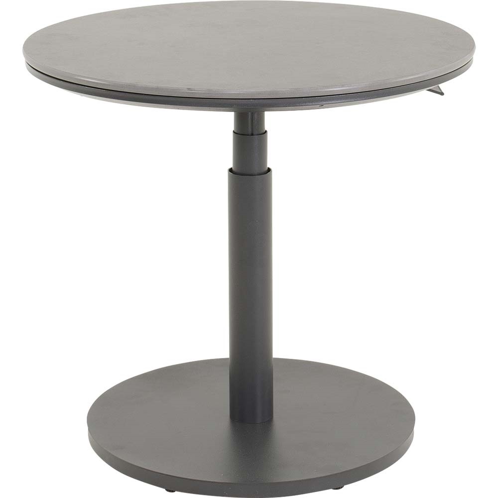 Lesli Living - Tuintafel Geneva - Grijs - ø59cm