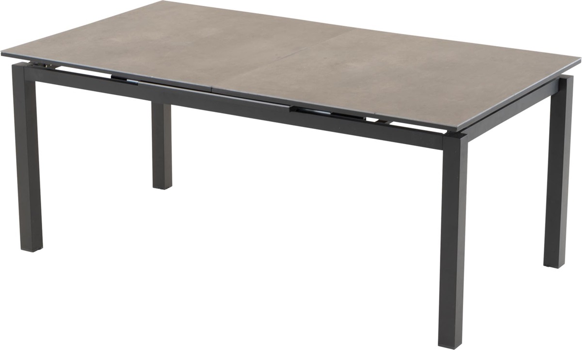 Lesli Living - Tuintafel Lagos - Grijs - 180/240x100cm
