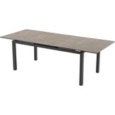 Lesli Living - Tuintafel Lagos - Grijs - 180/240x100cm