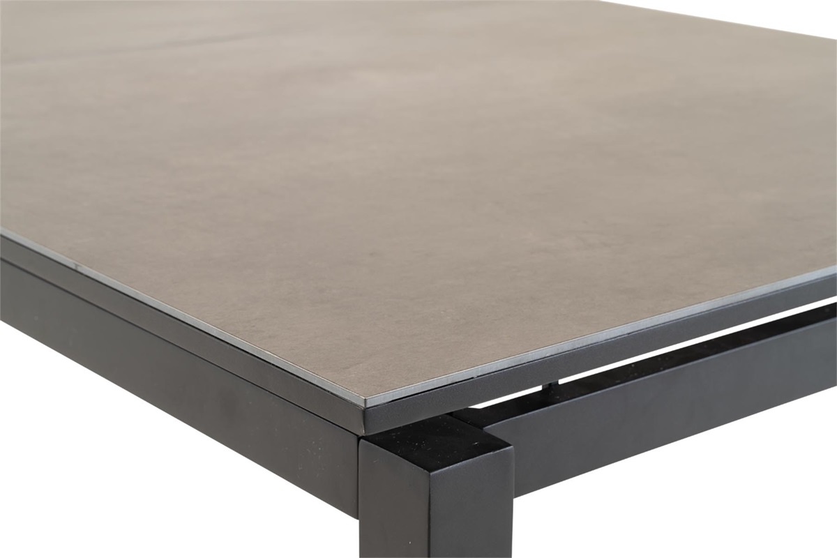 Lesli Living - Tuintafel Lagos - Grijs - 180/240x100cm