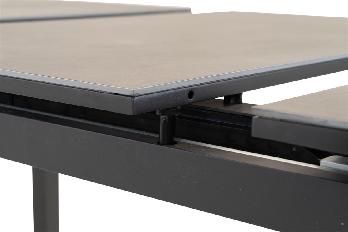 Lesli Living - Tuintafel Lagos - Grijs - 180/240x100cm