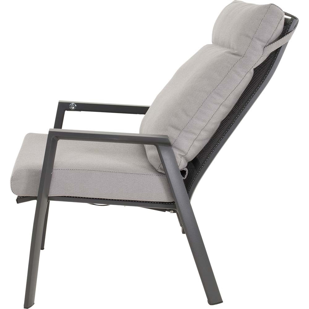 Lesli Living - Bistrostoel Malik - Grijs - 65x75x105cm