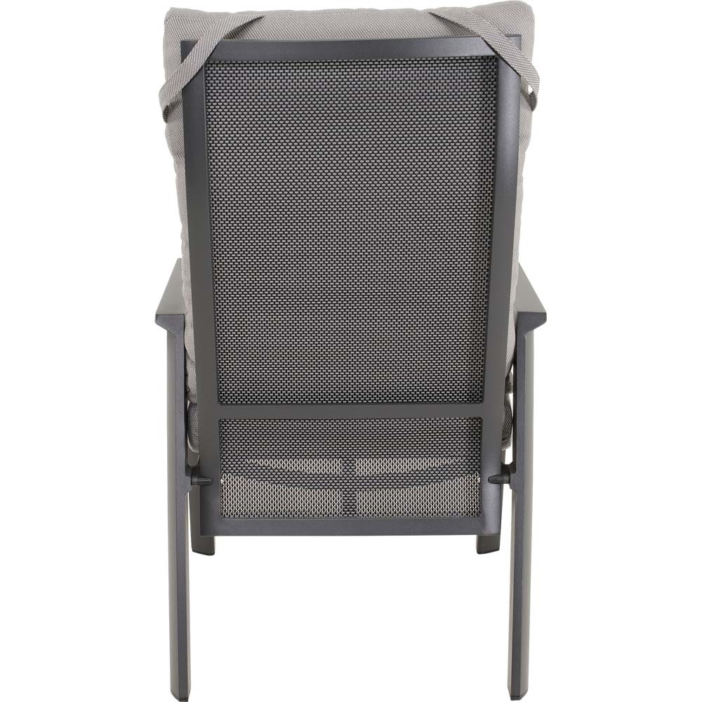 Lesli Living - Bistrostoel Malik - Grijs - 65x75x105cm