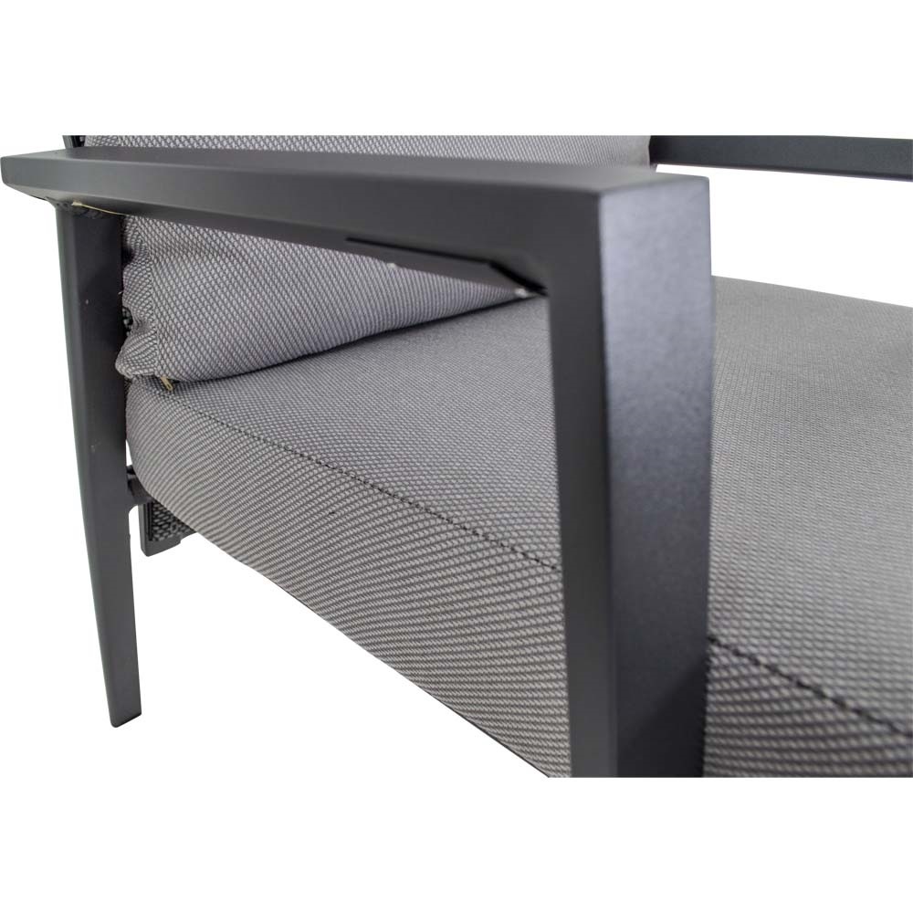 Lesli Living - Bistrostoel Malik - Grijs - 65x75x105cm - Set van 2