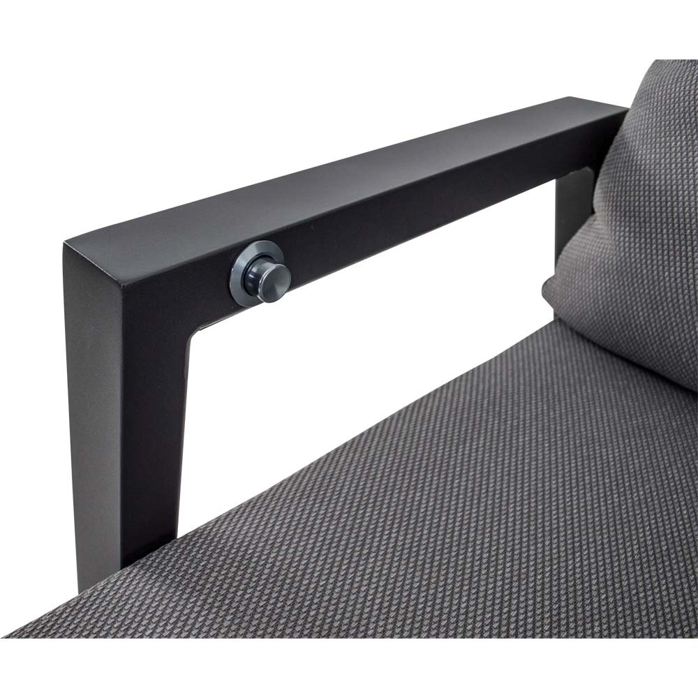 Lesli Living - Bistrostoel Malik - Grijs - 65x75x105cm - Set van 2
