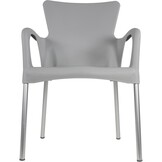 Lesli Living - Bistrostoel Bella - Grijs - 52x55x85cm