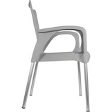 Lesli Living - Bistrostoel Bella - Grijs - 52x55x85cm