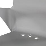 Lesli Living - Bistrostoel Bella - Grijs - 52x55x85cm