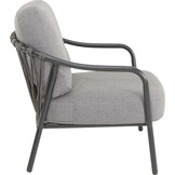 Lesli Living - Bistrostoel Durban - Grijs - 71x79x75cm