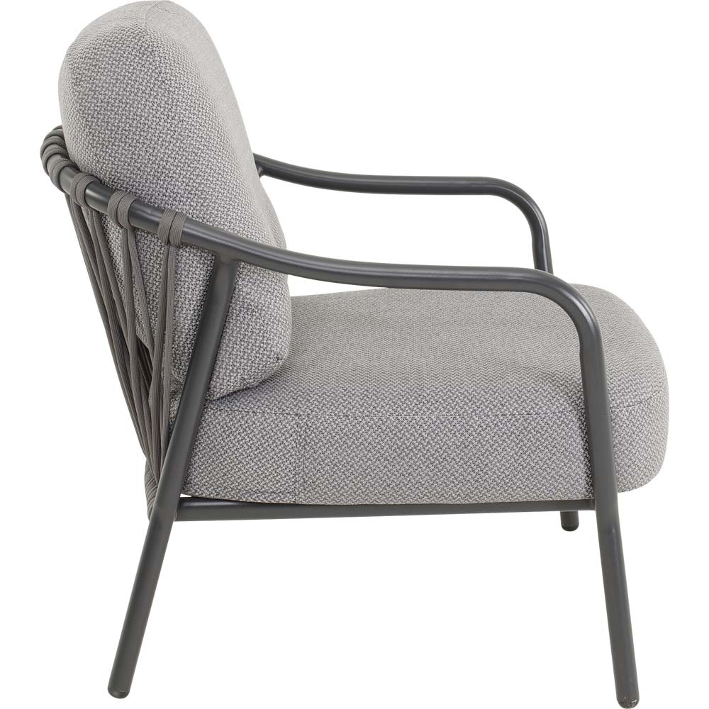 Lesli Living - Bistrostoel Durban - Grijs - 71x79x75cm