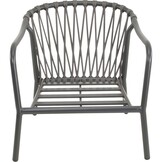 Lesli Living - Bistrostoel Durban - Grijs - 71x79x75cm