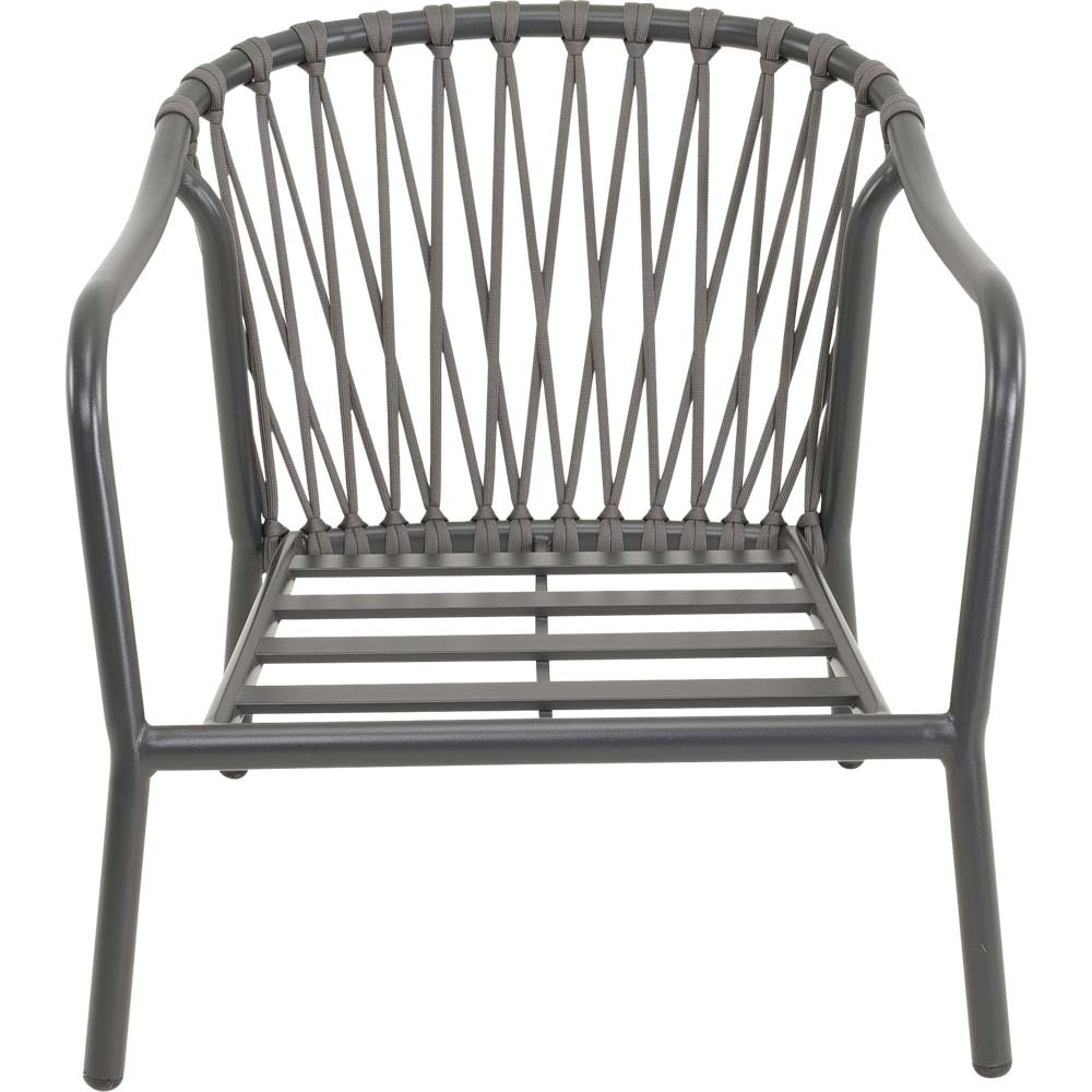 Lesli Living - Bistrostoel Durban - Grijs - 71x79x75cm