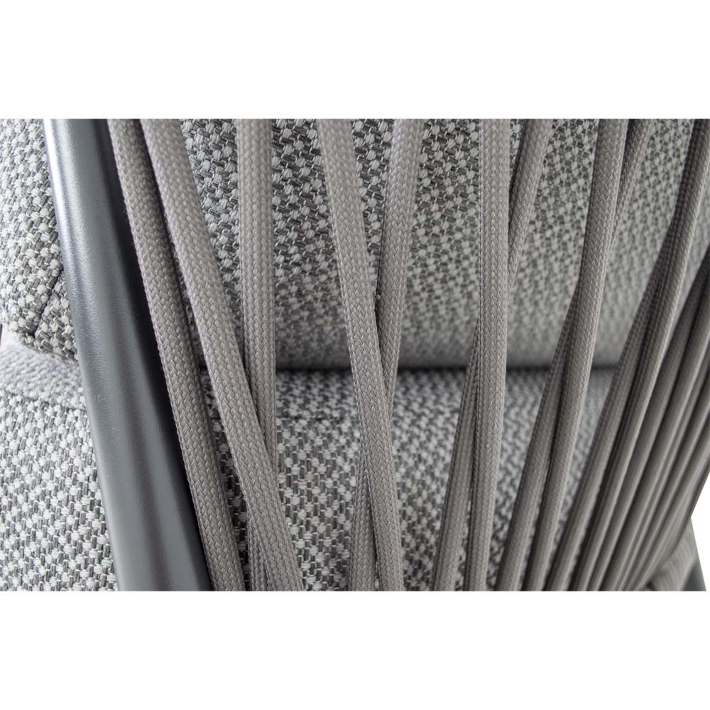 Lesli Living - Bistrostoel Durban - Grijs - 71x79x75cm