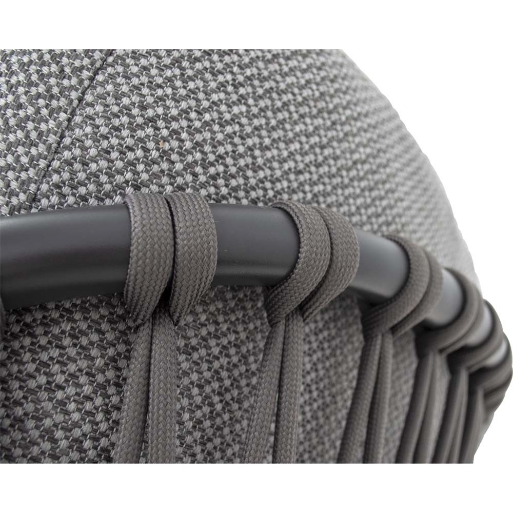 Lesli Living - Bistrostoel Durban - Grijs - 71x79x75cm