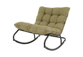 Lesli Living - Bistrostoel Zenzi - Groen - 71x115,5x73,5∕37cm